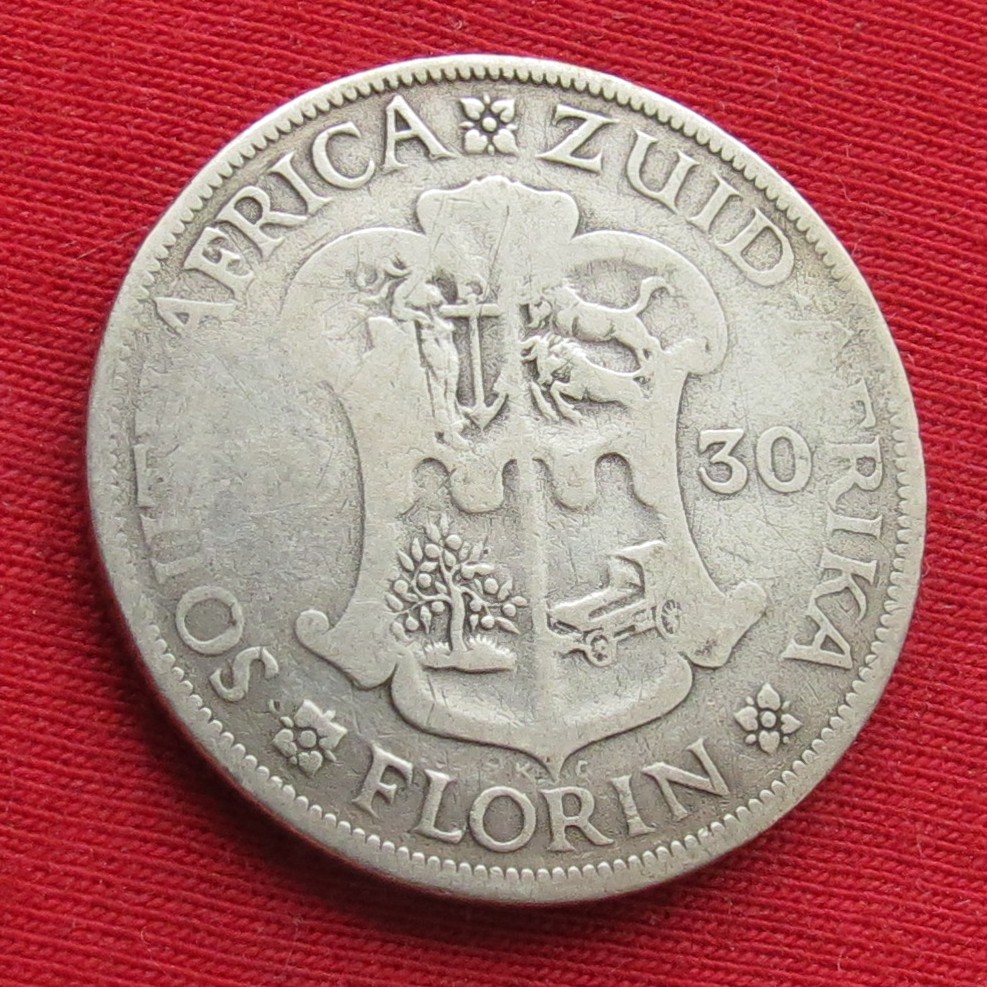  South Africa RSA 1 florin 1930   