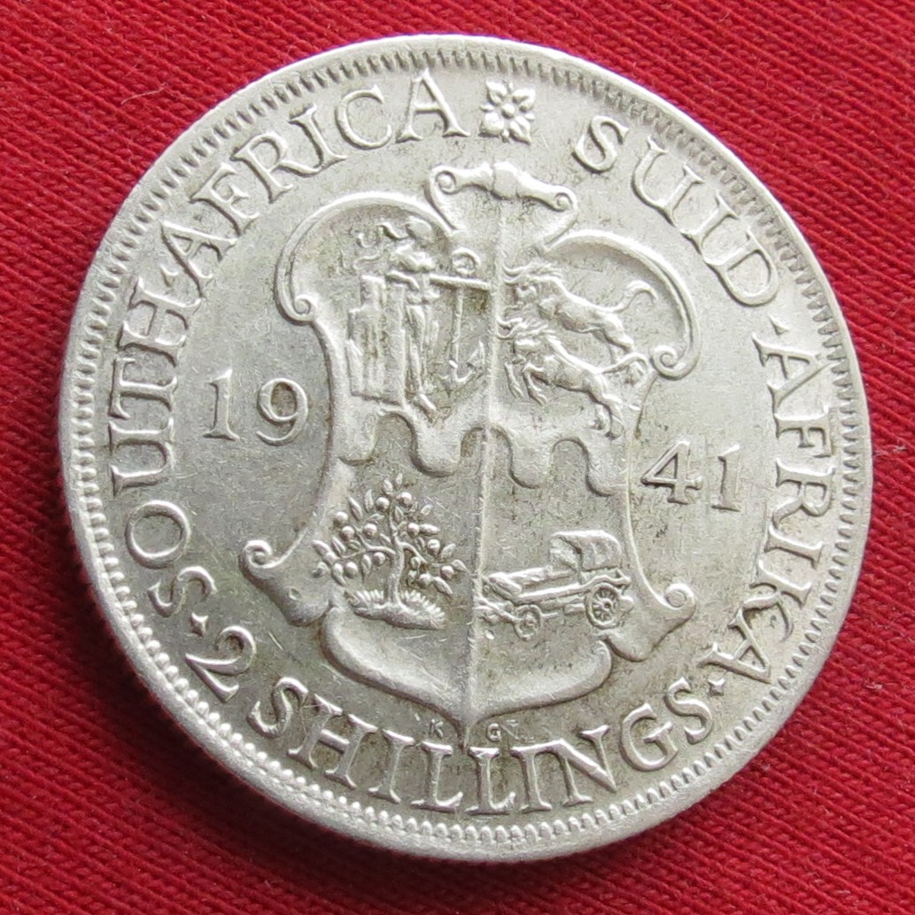 South Africa RSA 2 shilling 1941