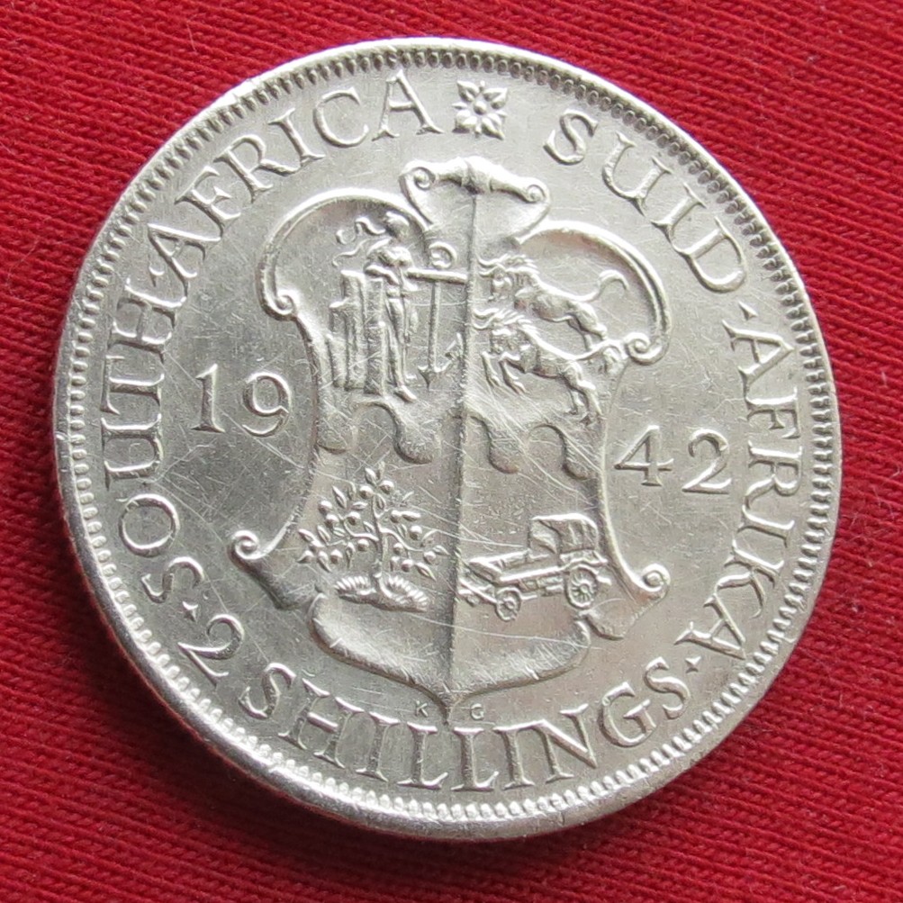 South Africa RSA 2 shilling 1942