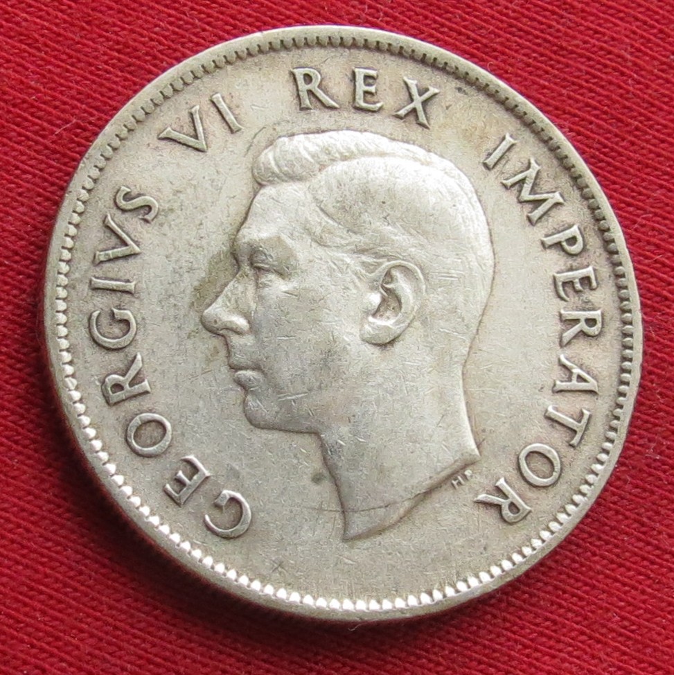  South Africa RSA 2 shilling 1943   