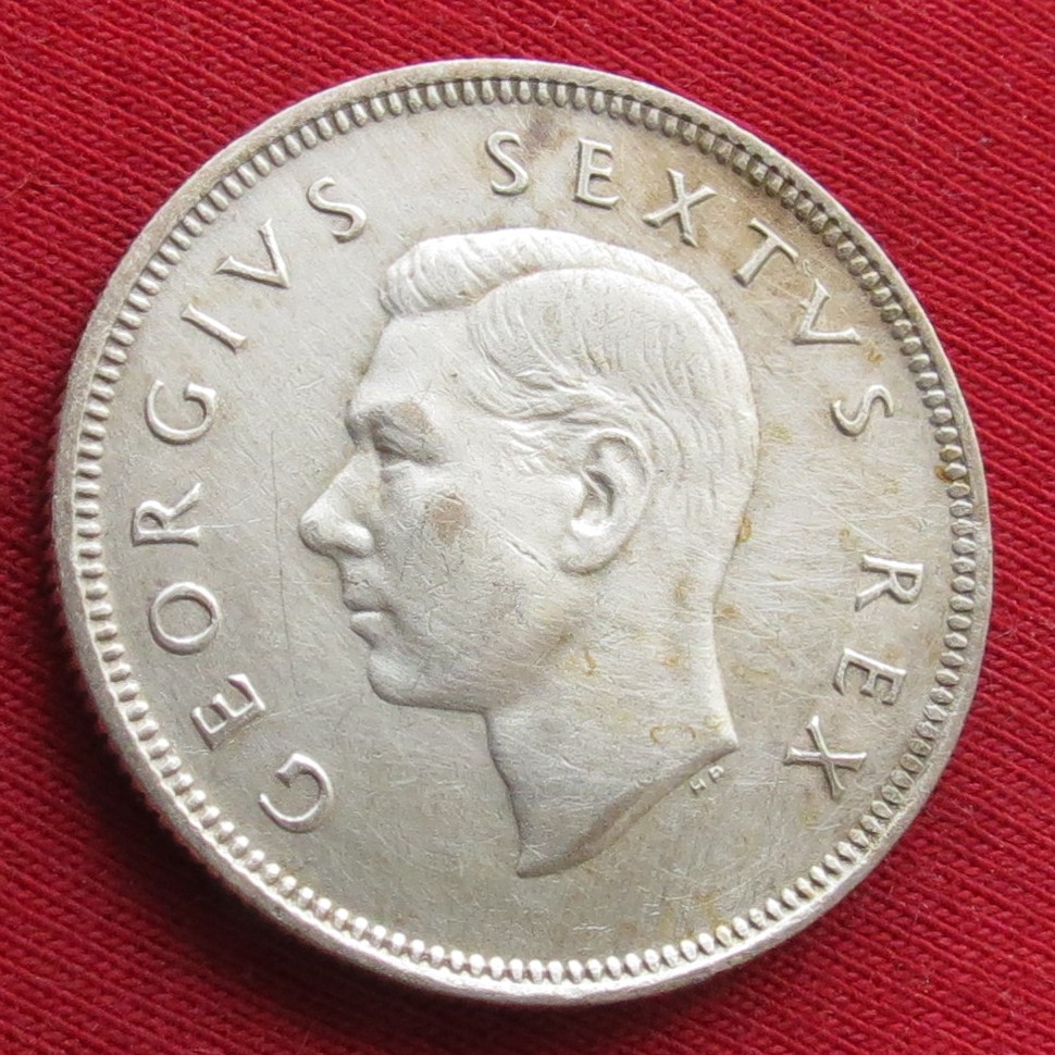  South Africa RSA 2 shilling 1951   