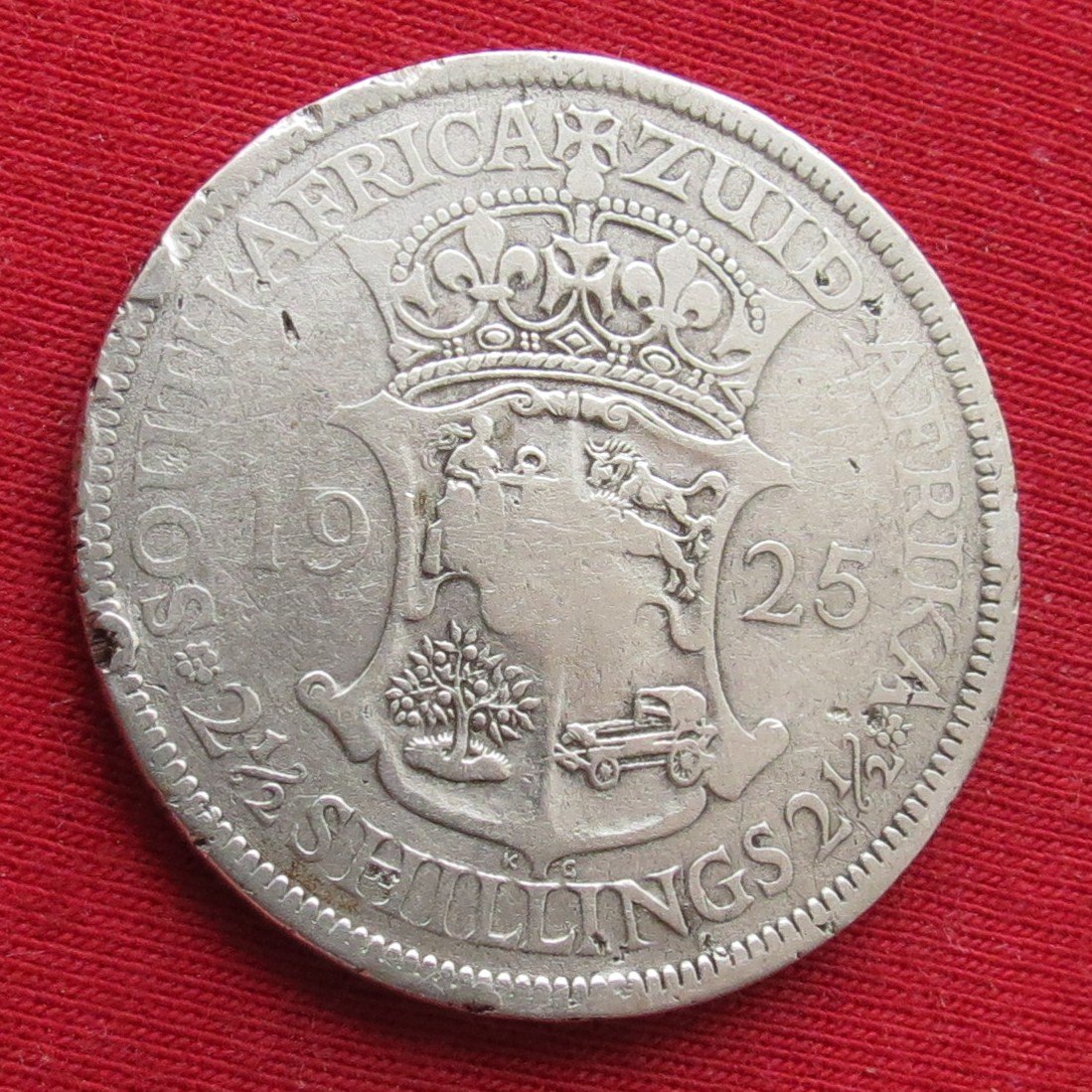 South Africa RSA 2.1/2 shilling 1925