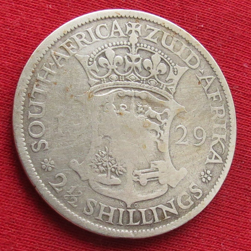  South Africa RSA 2.1/2 shilling 1929   