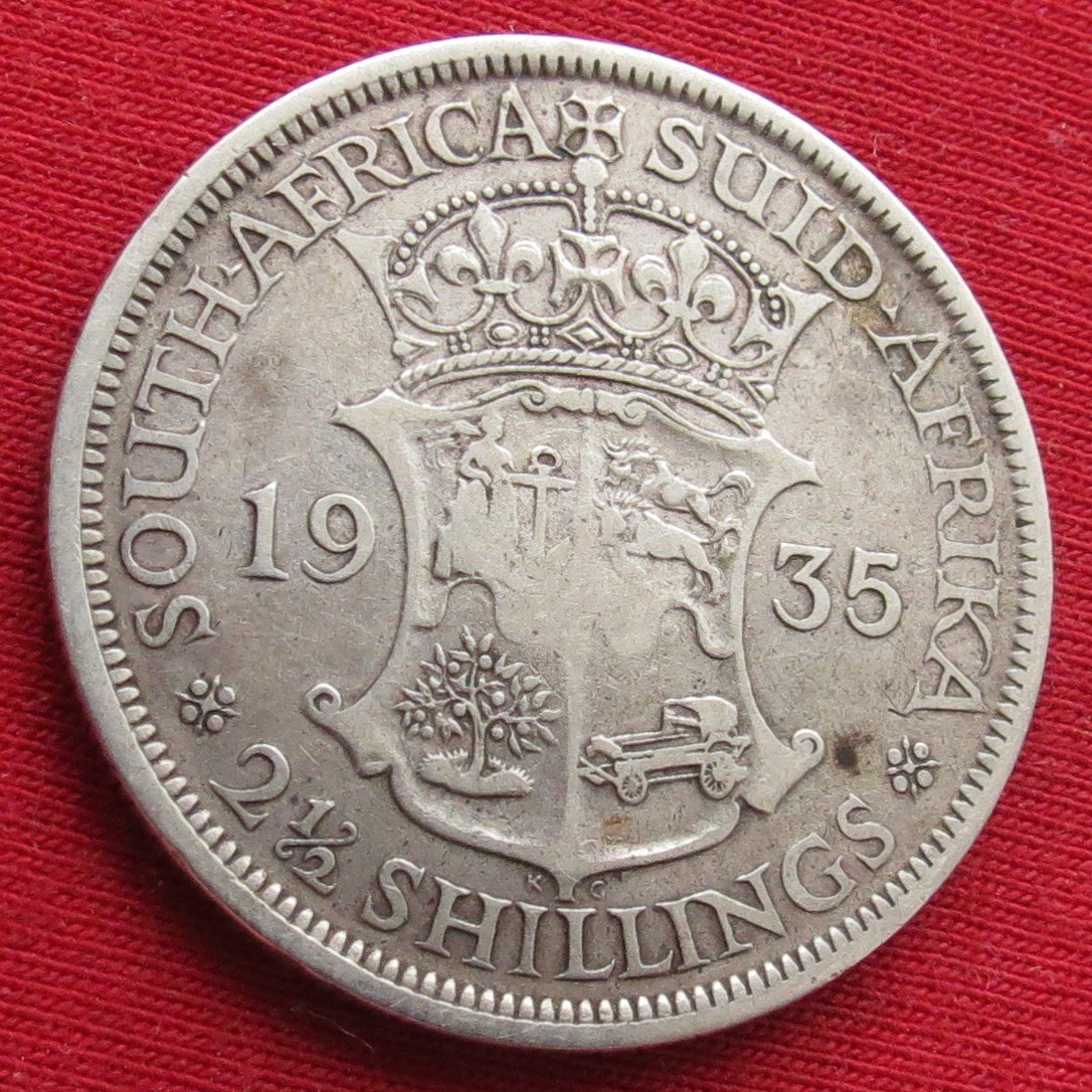  South Africa RSA 2.1/2 shilling 1935   