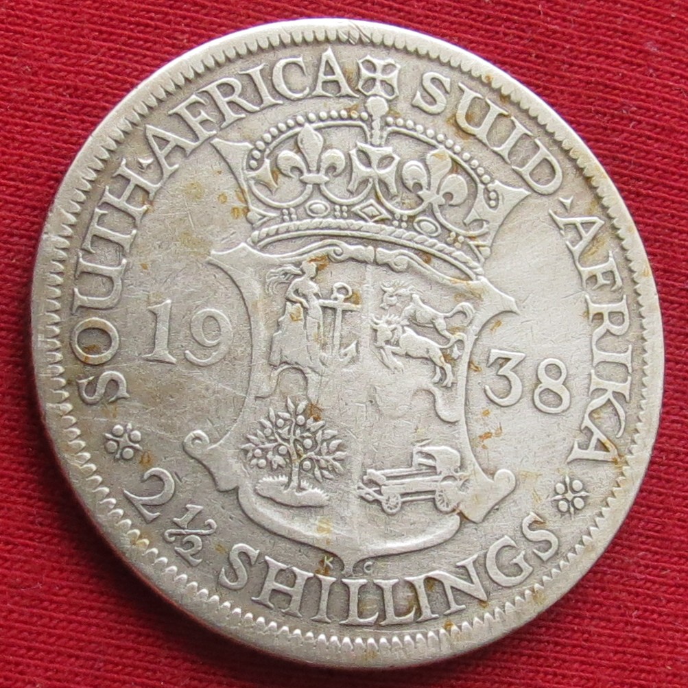  South Africa RSA 2.1/2 shilling 1938   