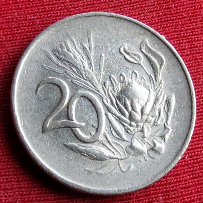  South Africa RSA 20 cents 1965 #2   