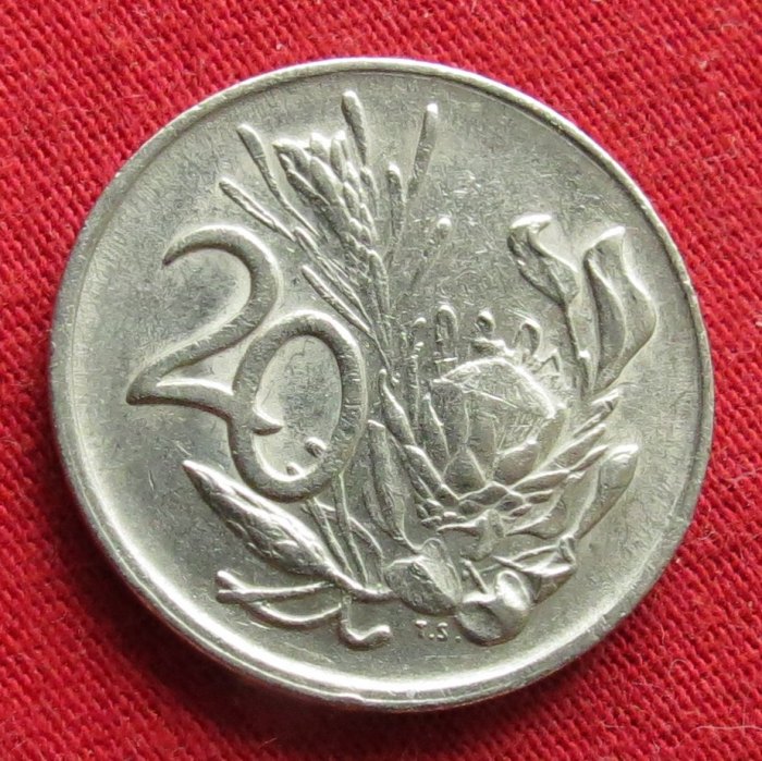  South Africa RSA 20 cents 1983   