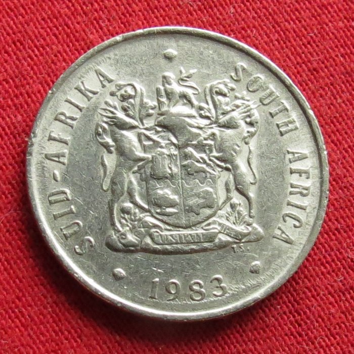  South Africa RSA 20 cents 1983   