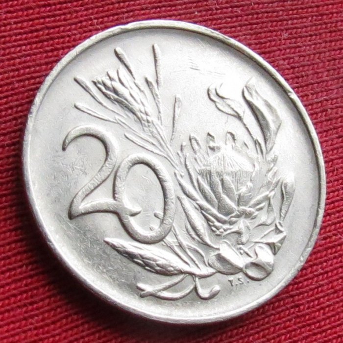  South Africa RSA 20 cents 1989   