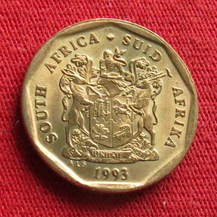  South Africa RSA 20 cents 1993 #1   