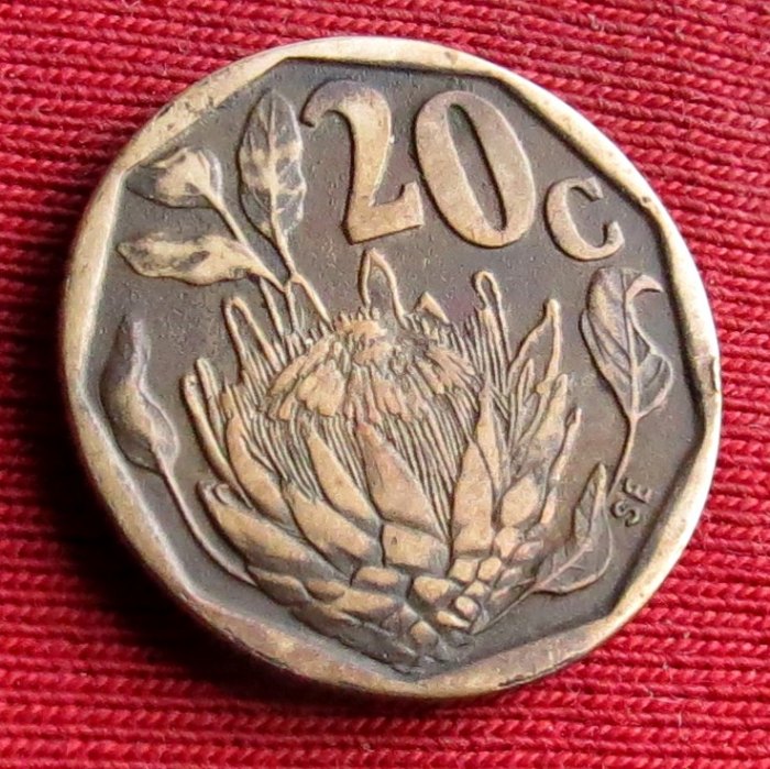 South Africa RSA 20 cents 1995