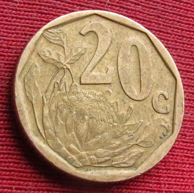 South Africa RSA 20 cents 2002