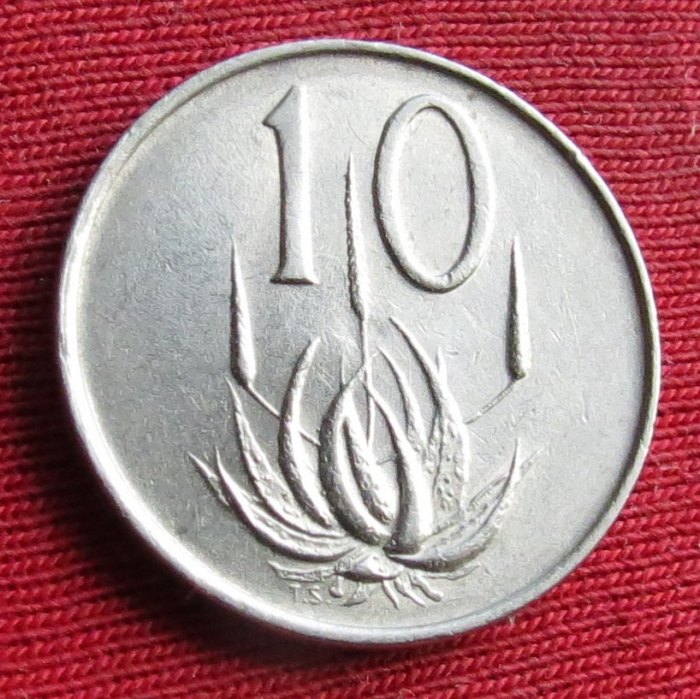  South Africa RSA 10 cents 1965   