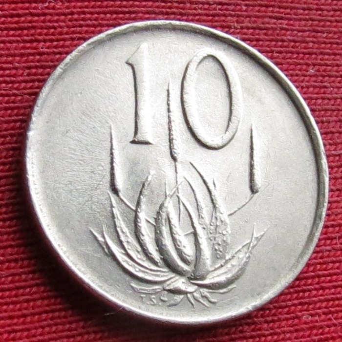 South Africa RSA 10 cents 1966