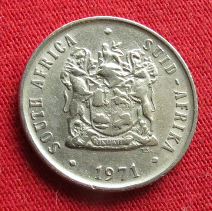  South Africa RSA 10 cents 1971   
