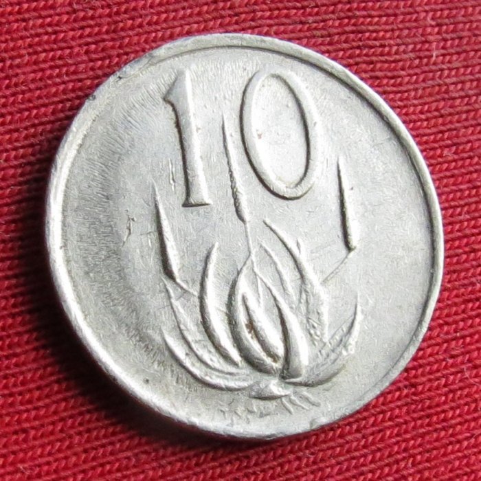 South Africa RSA 10 cents 1974