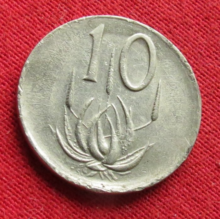  South Africa RSA 10 cents 1976   