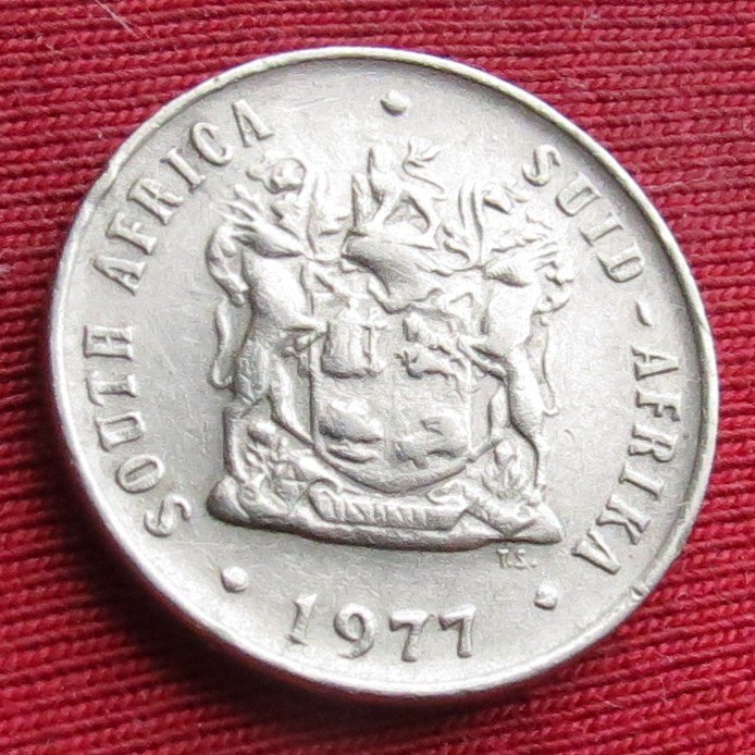  South Africa RSA 10 cents 1977   