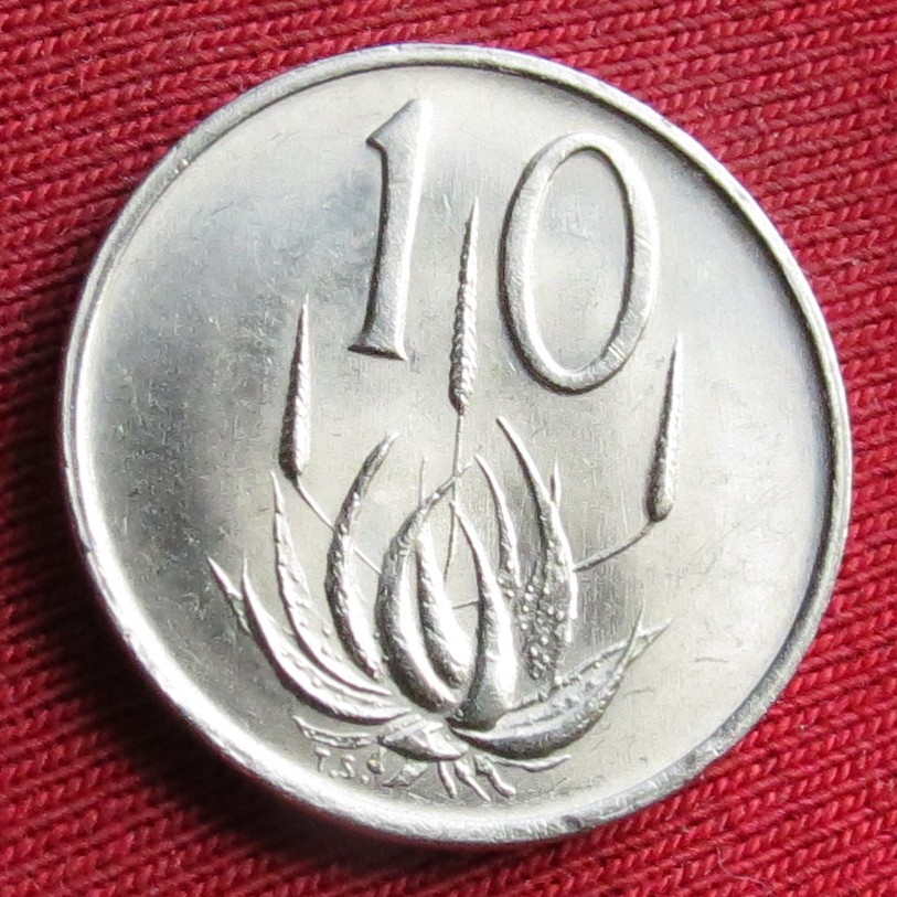  South Africa RSA 10 cents 1981   