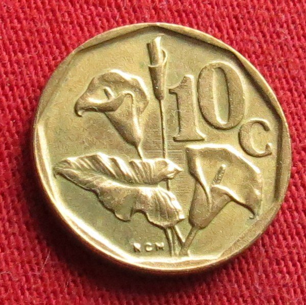  South Africa RSA 10 cents 1991   