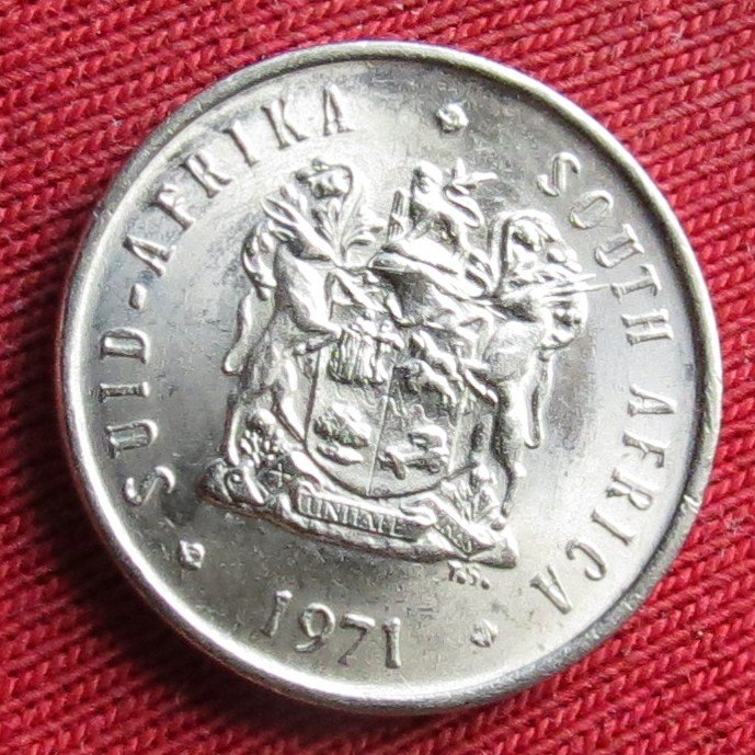  South Africa RSA  5 cents 1971   
