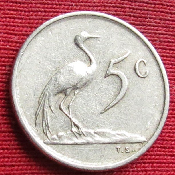  South Africa RSA  5 cents 1972   