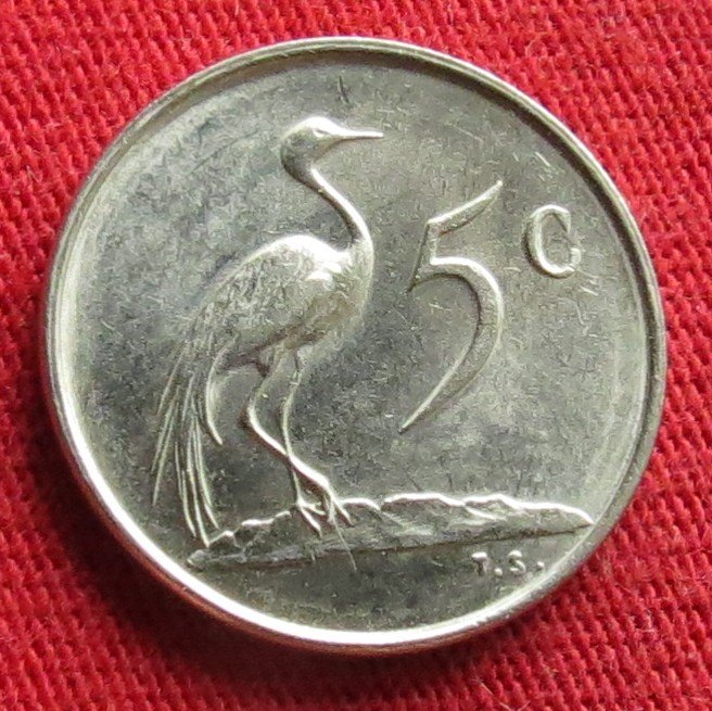  South Africa RSA  5 cents 1973   
