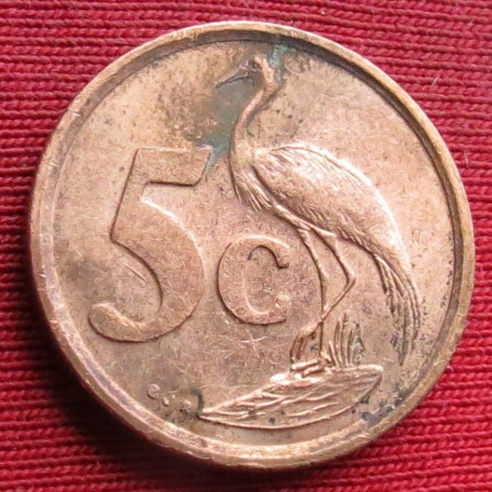  South Africa RSA  5 cents 1997   