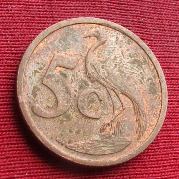 South Africa RSA 5 cents 2001