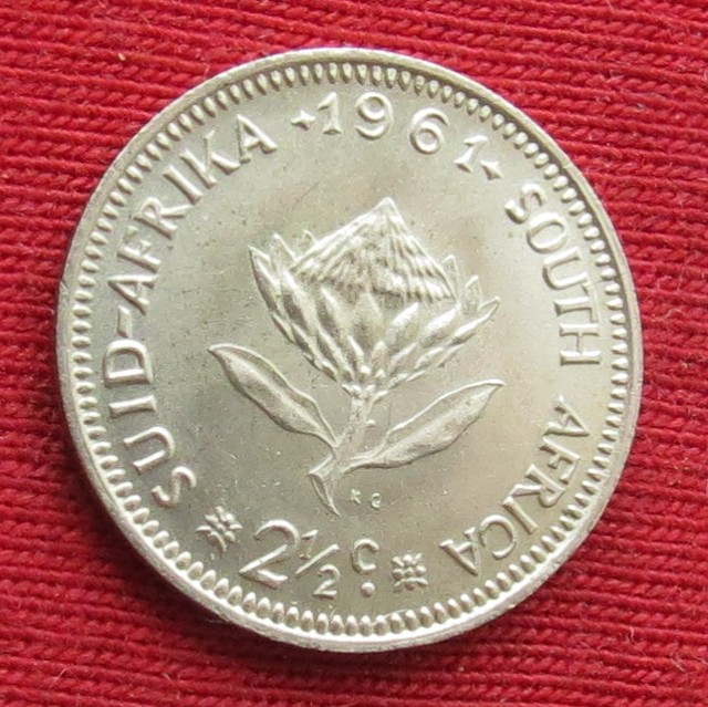 South Africa RSA 2.1/2 cents 1961