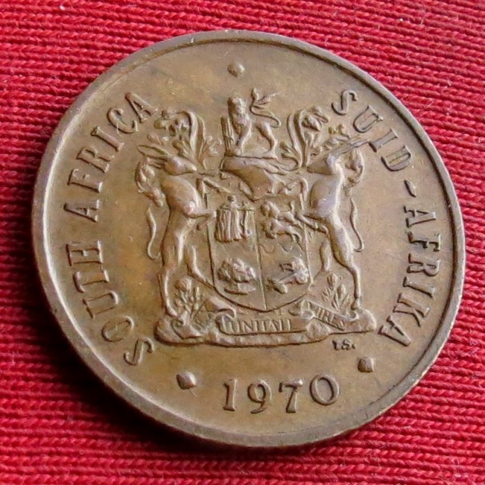  South Africa RSA  2 cents 1970   