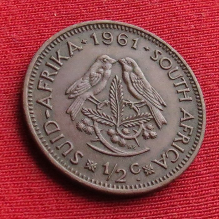 South Africa RSA 1/2 cents 1961
