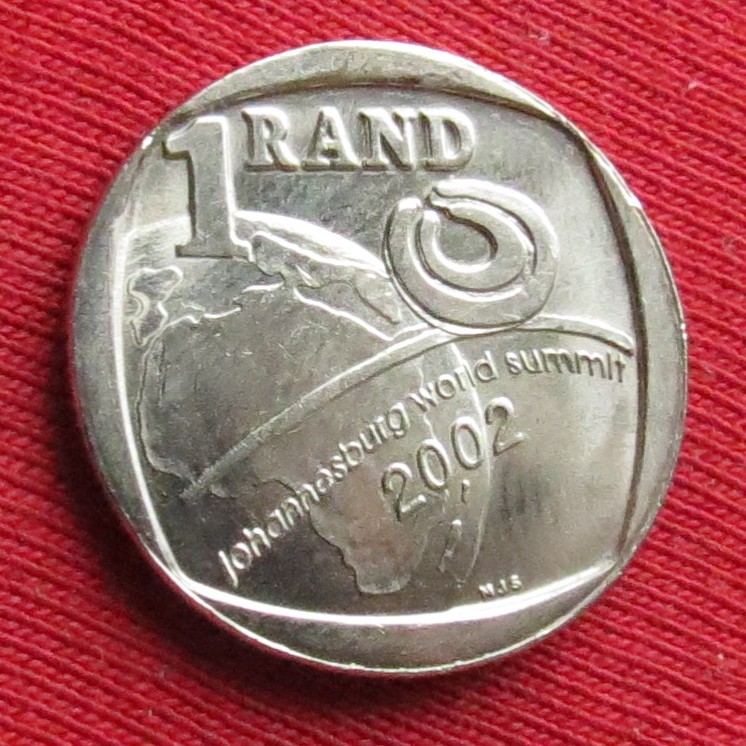 South Africa RSA 1 rand 2002 summit