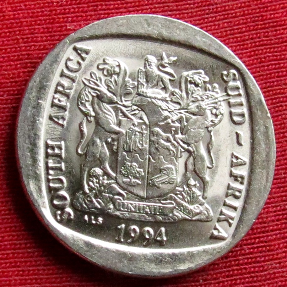  South Africa RSA   5 rand 1994   
