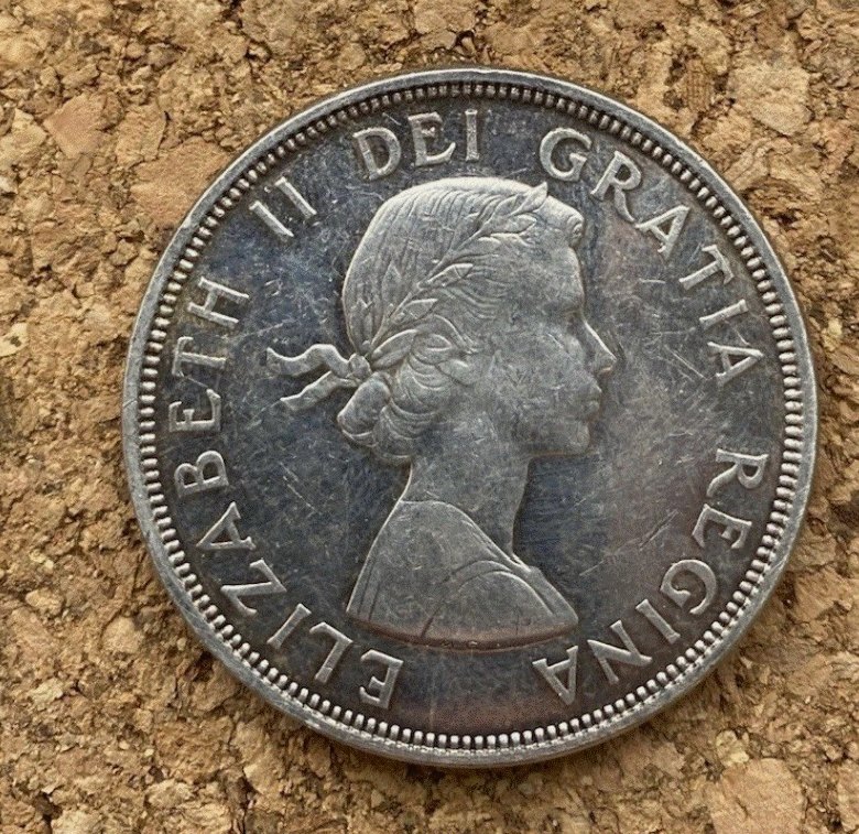  SILBER - Kanada 1 Dollar 1964 Konferenzen in Charlottetown und Quebec   