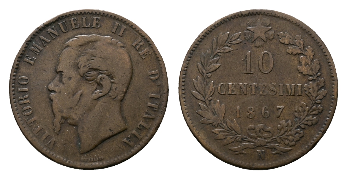  Italien, Kleinmünze 1867   
