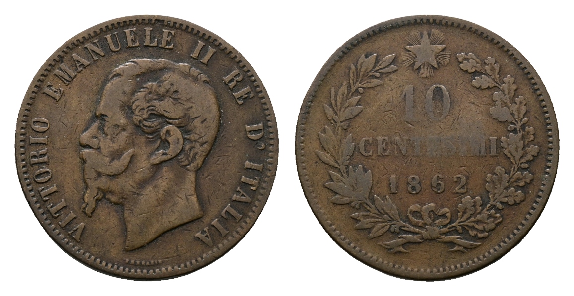  Italien, Kleinmünze 1862   