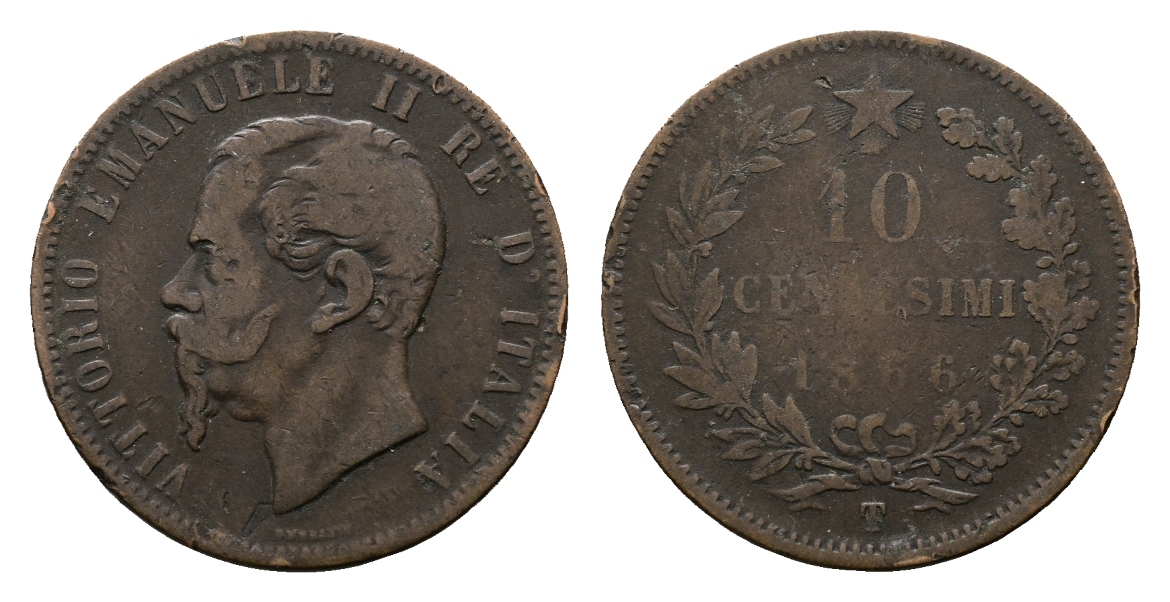  Italien, Kleinmünze 1866   