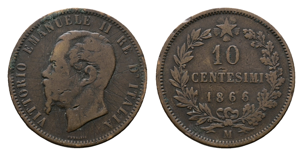  Italien, Kleinmünze 1866   