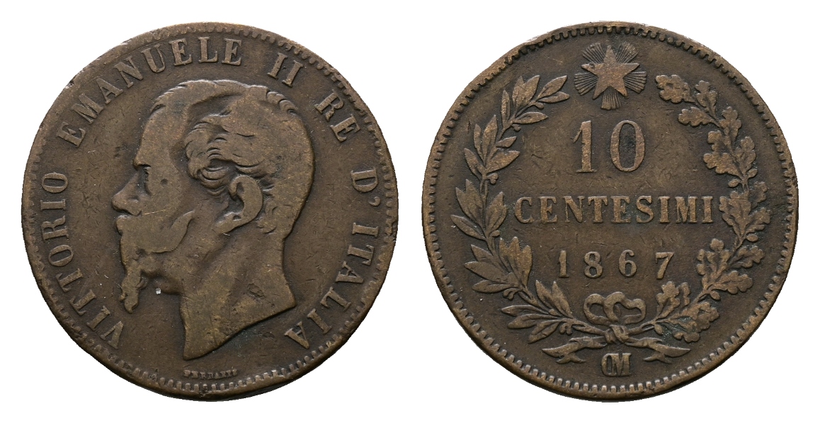  Italien, Kleinmünze 1867   