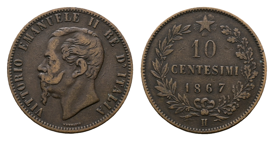  Italien, Kleinmünze 1867   