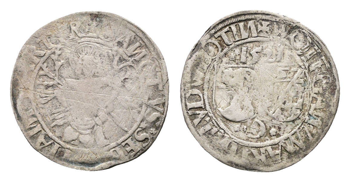  Altdeutschland; Kleinmünze 1521   