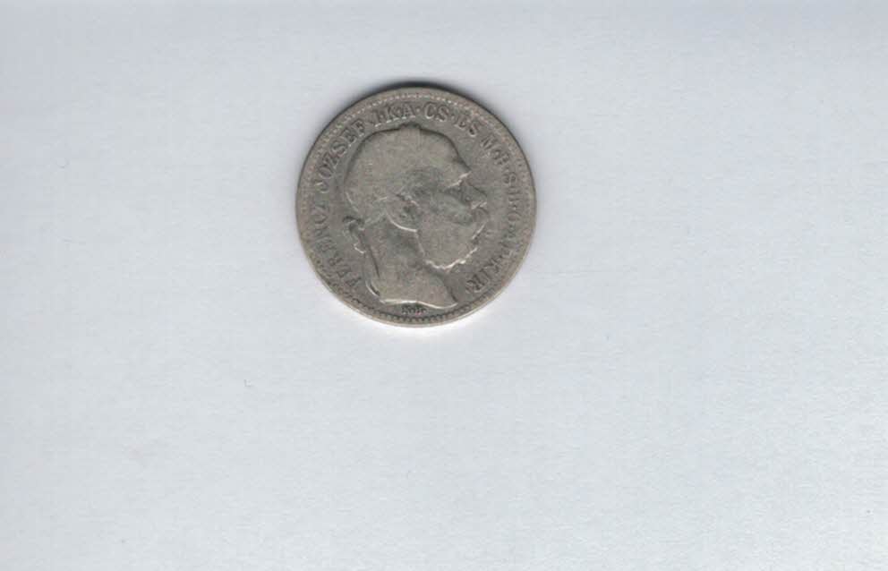  1 Korona 1893 á 4,17g fein Ag Kronenwährung Ungarn Franz Joseph I. Spittalgold9800 (1277   