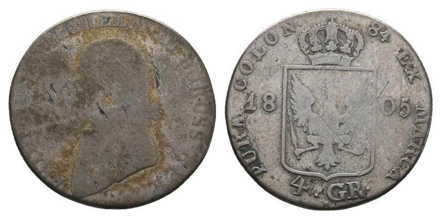  Altdeutschland; Kleinmünze 1805   