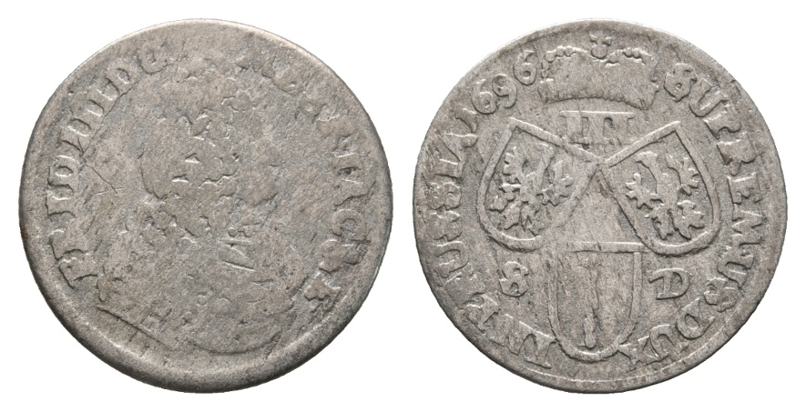  Altdeutschland; Kleinmünze 1696   
