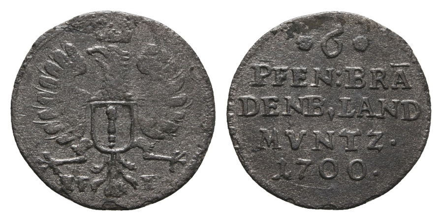  Altdeutschland; Kleinmünze 1700   
