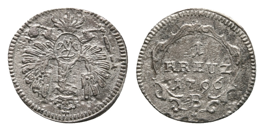  Altdeutschland; Kleinmünze 1796   