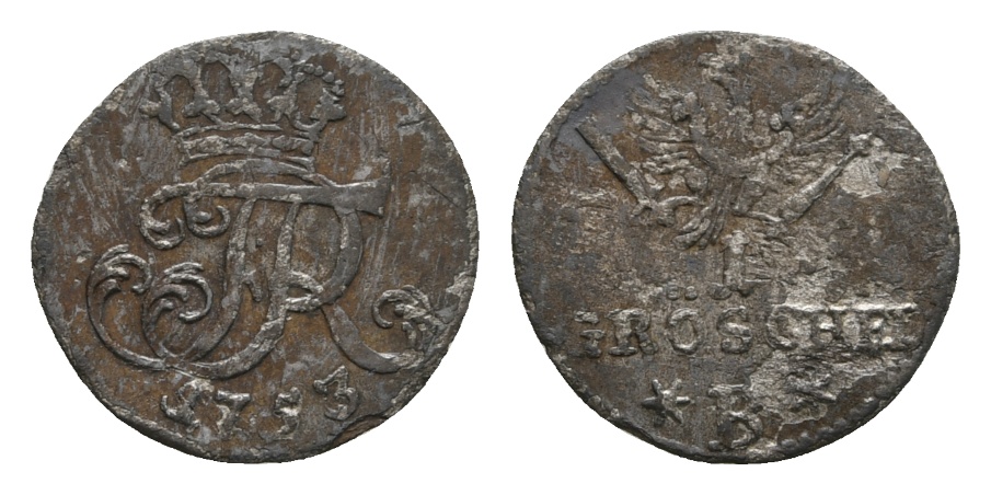  Altdeutschland; Kleinmünze 1753   