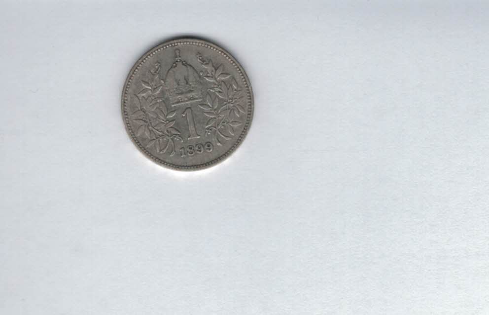  1 Krone 1899 á 4,17g fein silber Kronenwährung Österreich Spittalgold9800 (4508   