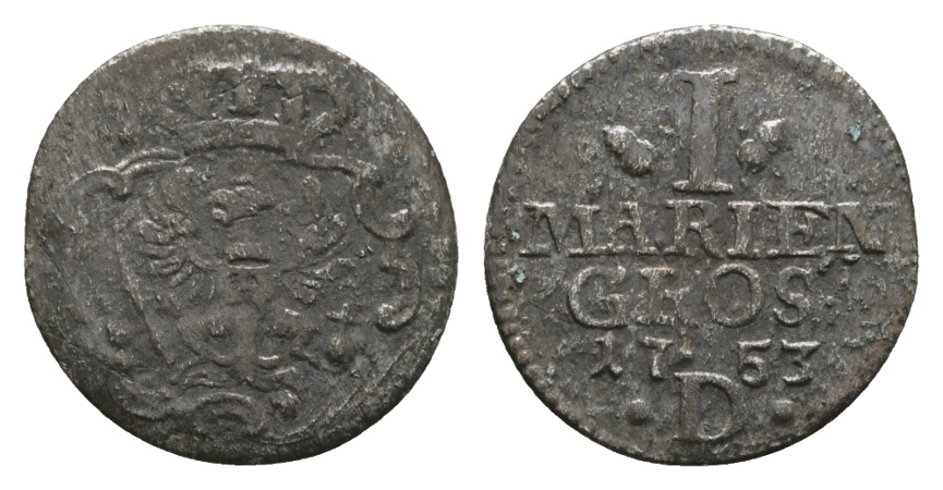  Altdeutschland; Kleinmünze 1753   